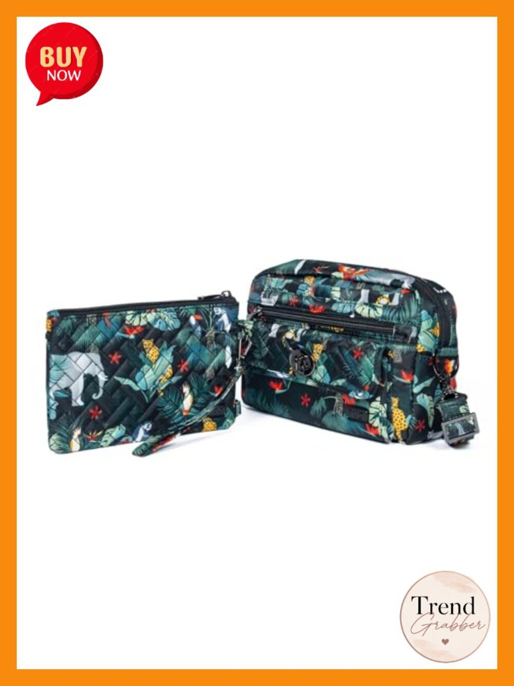Switch Crossbody Bag & Peekaboo Pouch Set RFID Protection